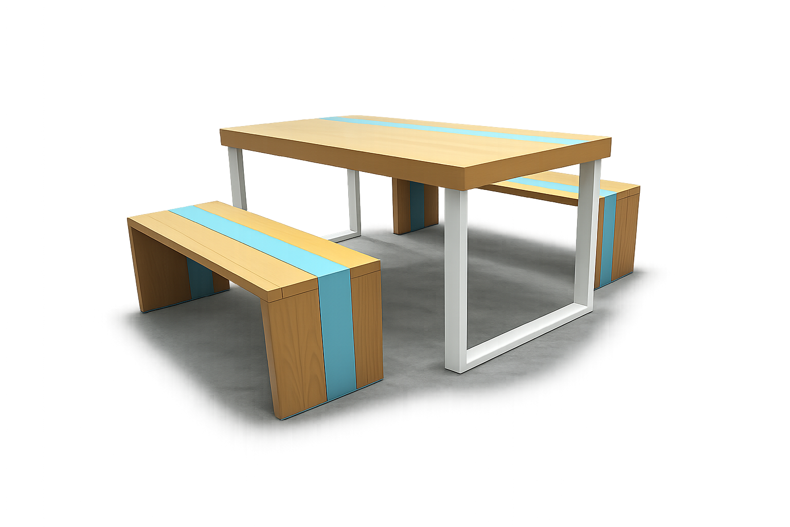 PA-308 (A) Picnic Table & Benches